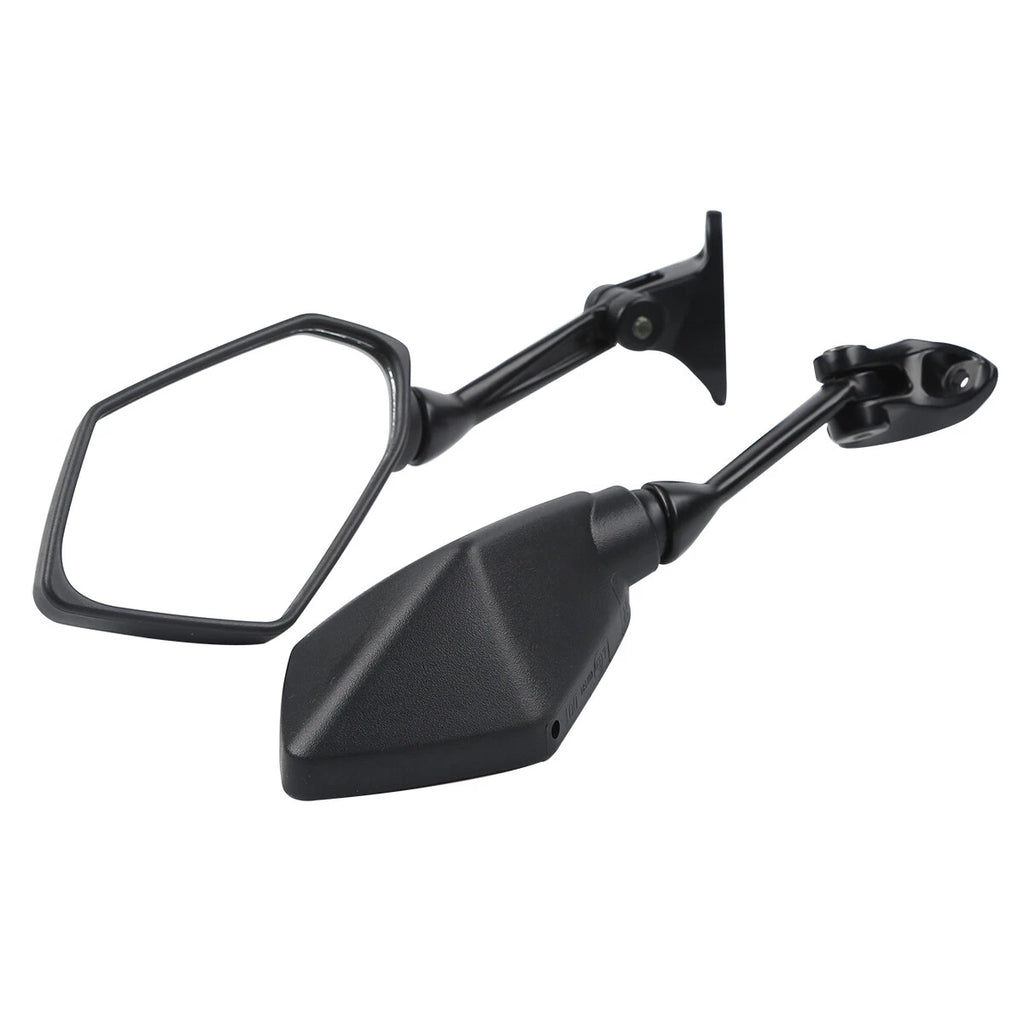 Set of 2 Black Rear View Mirrors for Kawasaki Ninja ZX6R (2009–2012)