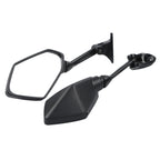 Set of 2 Black Rear View Mirrors for Kawasaki Ninja ZX6R (2009–2012)