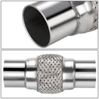 2.5" OD 16-Gauge Stainless Steel Flex Pipe for Custom Exhaust (Fits )