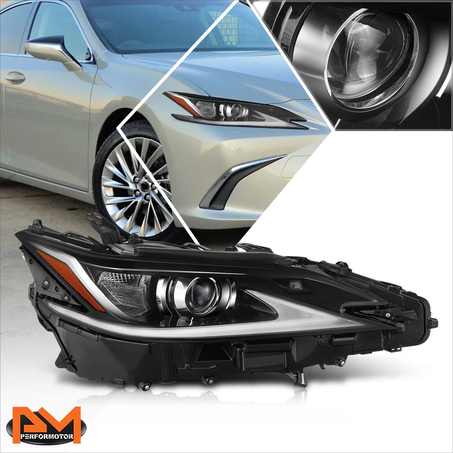 Right Side LED Projector Headlight for Lexus ES300H ES350 (2019–2021)