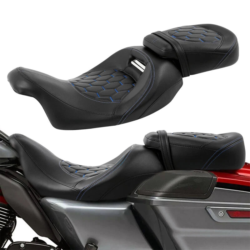 Driver Passenger Seat for Harley Touring Electra Street Glide (2009–2023)