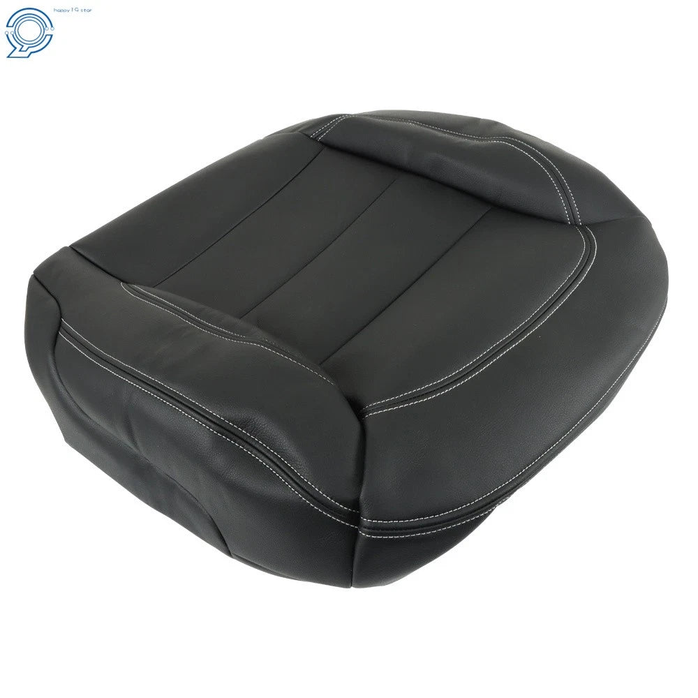 Set of 2 Front Seat Covers for Mercedes Benz ML350 ML550 (2012–2015) Black Leather