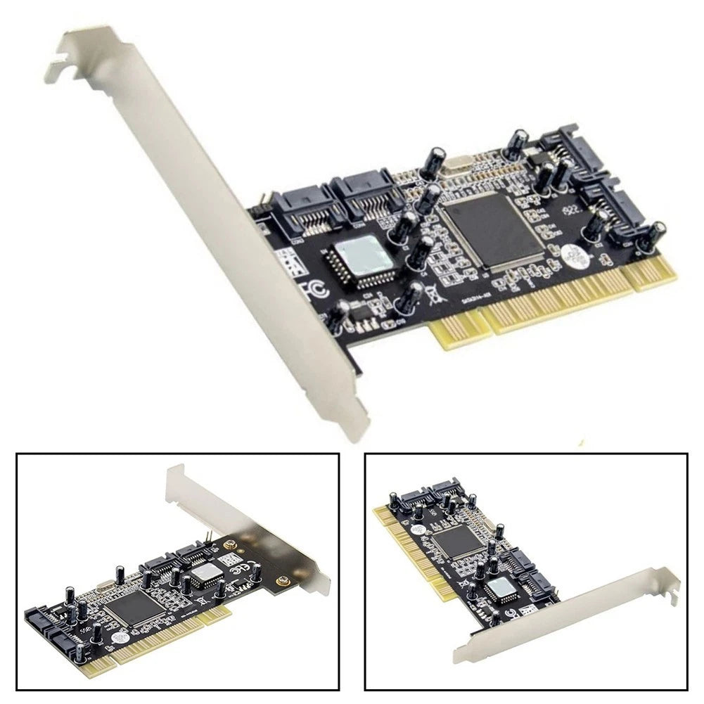 PCI to SATA Adapter Card for Hard Drives (4 Internal Ports)