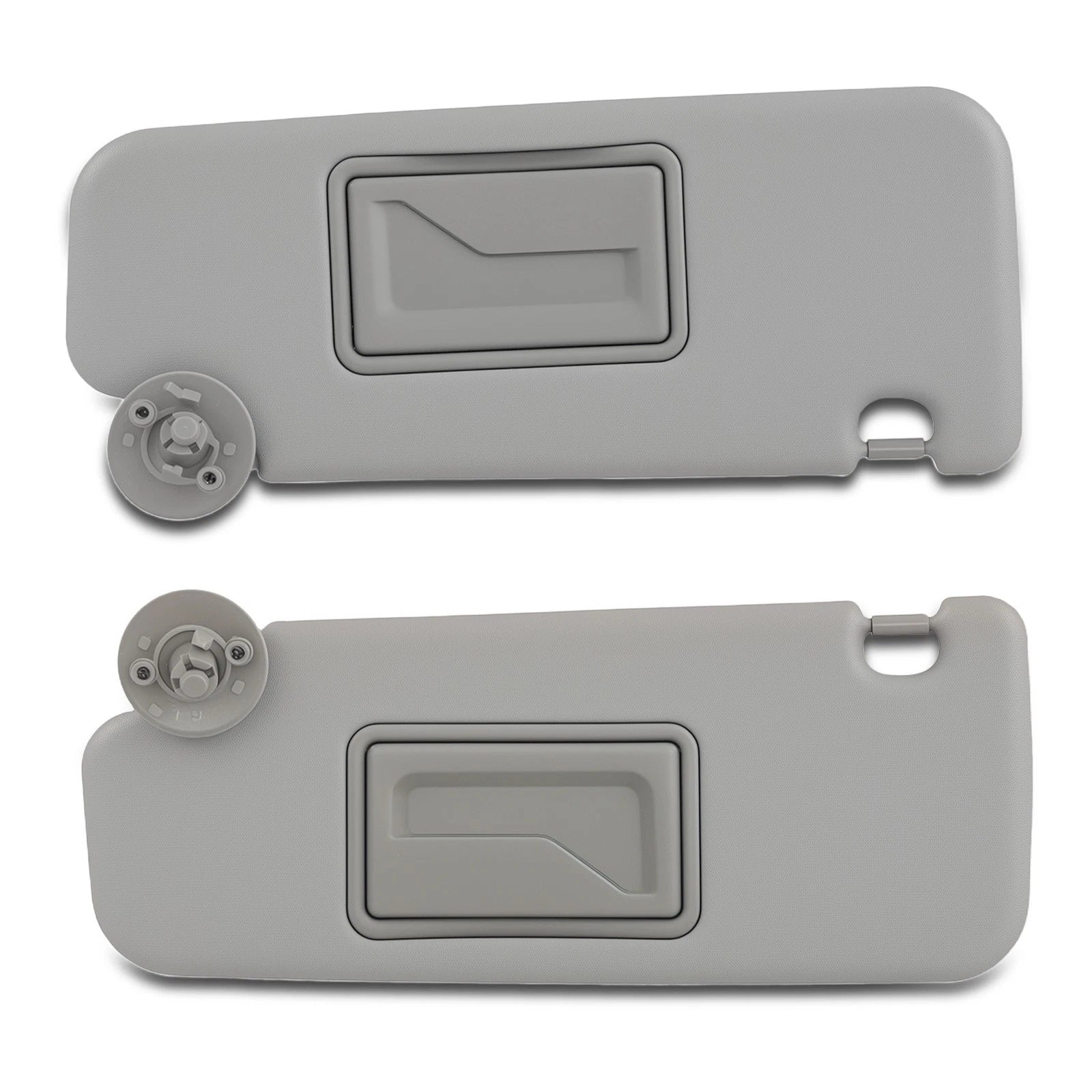 Set of 2 Gray Sun Visors for Chevrolet Sonic RS (2013–2016)