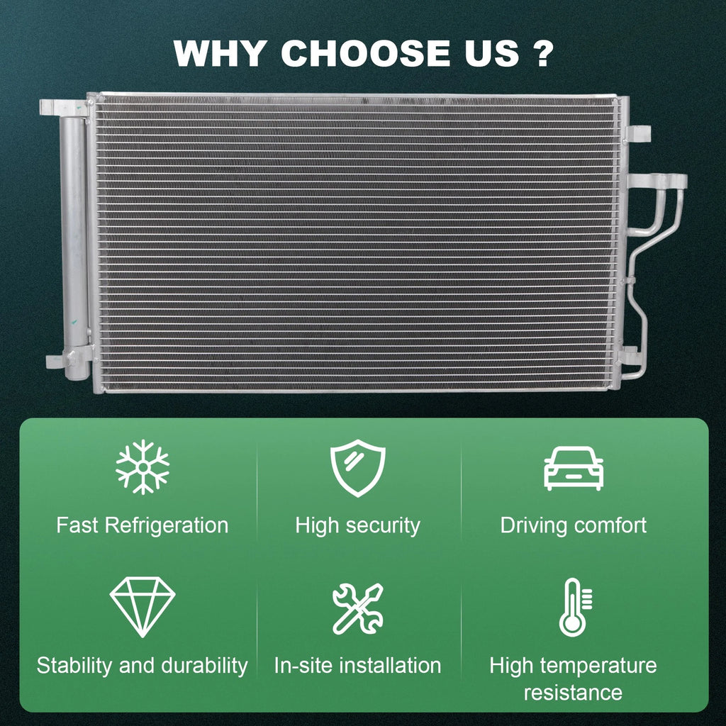 AC Condenser for Hyundai Tucson (2010–2015) & Kia Sportage (2011–2016)
