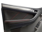 Front Insert Door Panel for Toyota 4Runner (2003–2009) Red Stitch PVC Leather