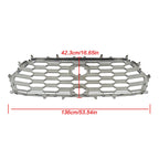 Front Bumper Upper Grille for Toyota Sequoia (2023-2024) Black Chrome