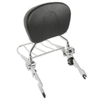 Chrome Backrest Sissy Bar Luggage Rack for Harley Electra Glide (2009–Present)