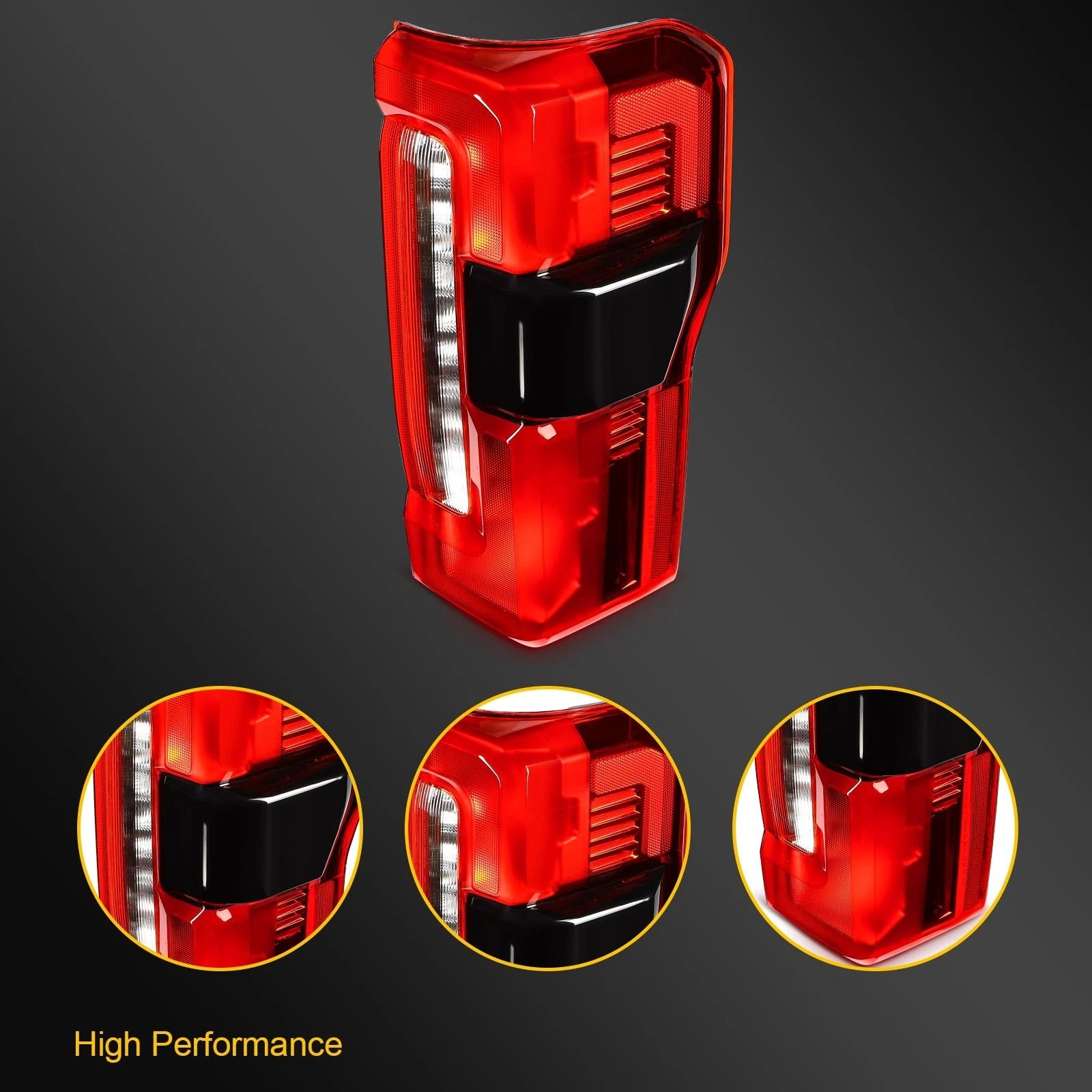 Right Side Tail Light for Ford F-250 F-350 Super Duty (2023–2024) w/Blind Spot