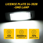 2X Error Free LED License Plate Light Bulb for BMW E90 E92 E39 E60 E61 M5 E70
