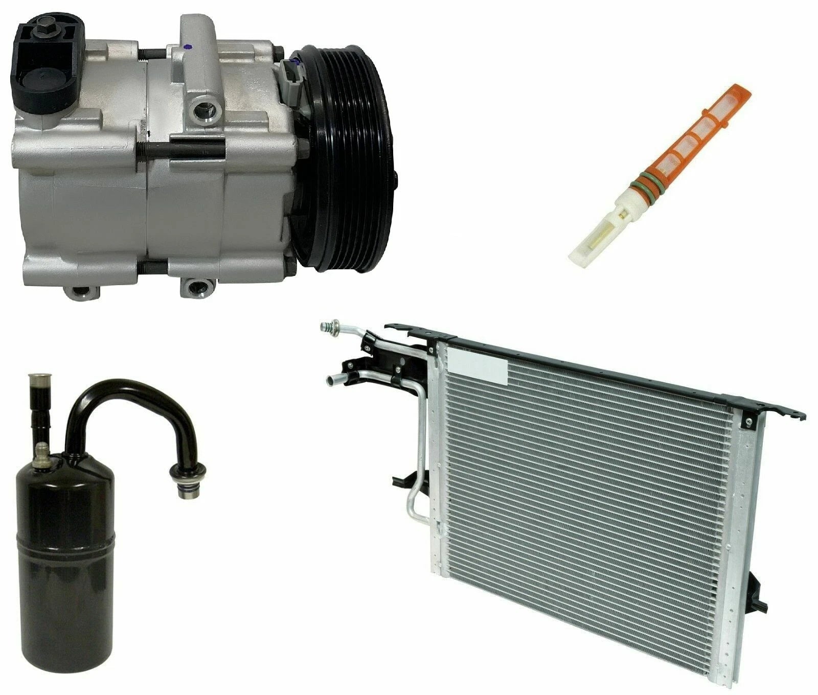 A/C Compressor Kit with Condenser for Ford Contour 3.0L (1995–1996)