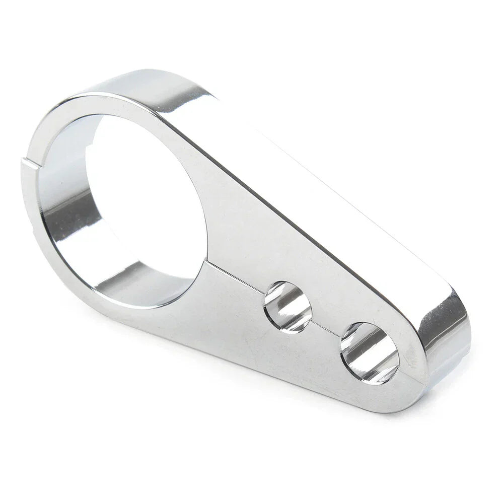 Chrome Brake Clutch Cable Wire Clamp Clip for Harley 1-1/4" Handlebar