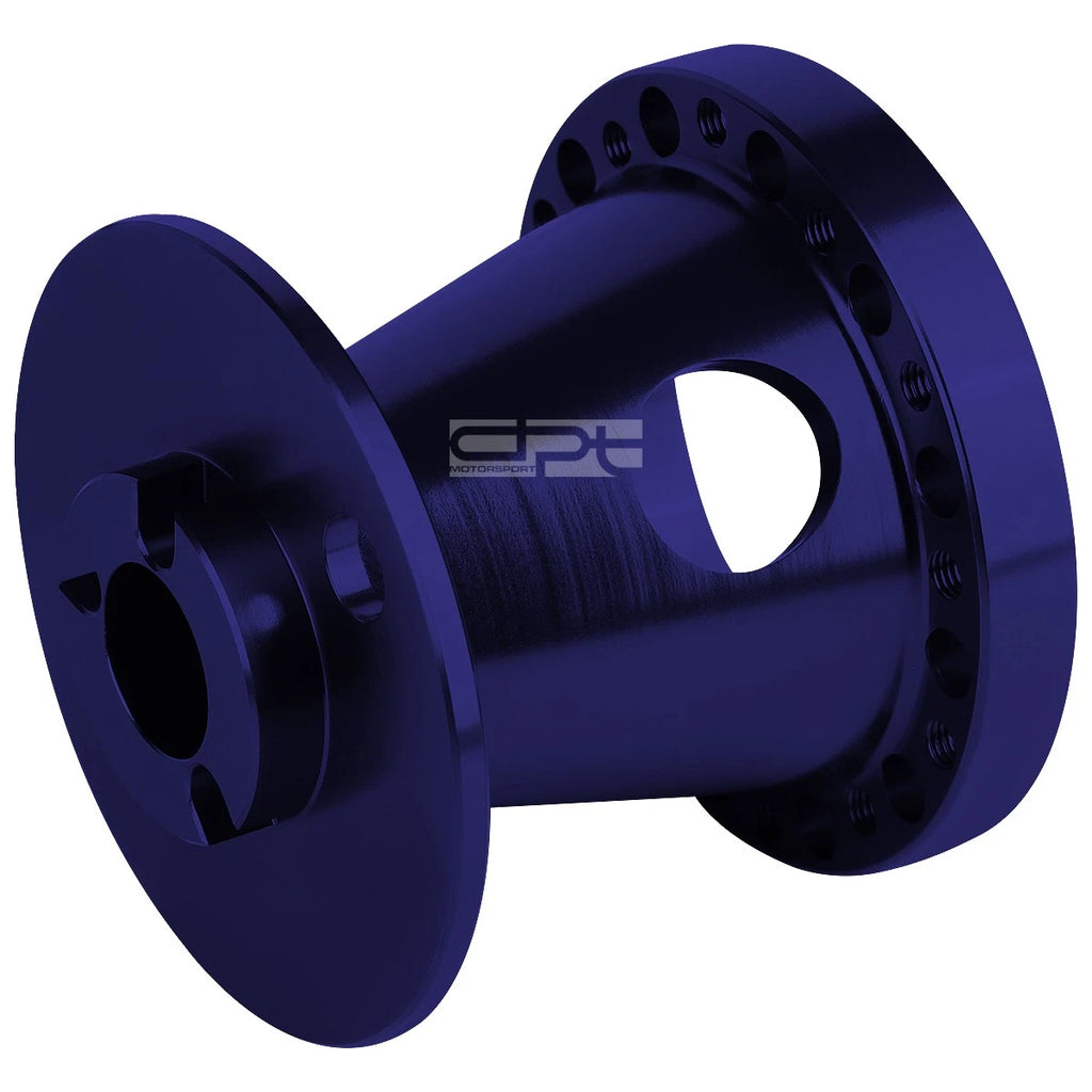 Blue Aluminum Steering Wheel Hub Adaptor for Mitsubishi Eclipse/Lancer (1G 2G)
