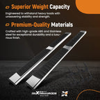 Non-Slip Nerf Bar Side Steps for Chevy Silverado GMC Sierra (2001-2013)
