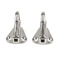 2 x Marine 316 SS Spring Snap Hook Fender Hardware
