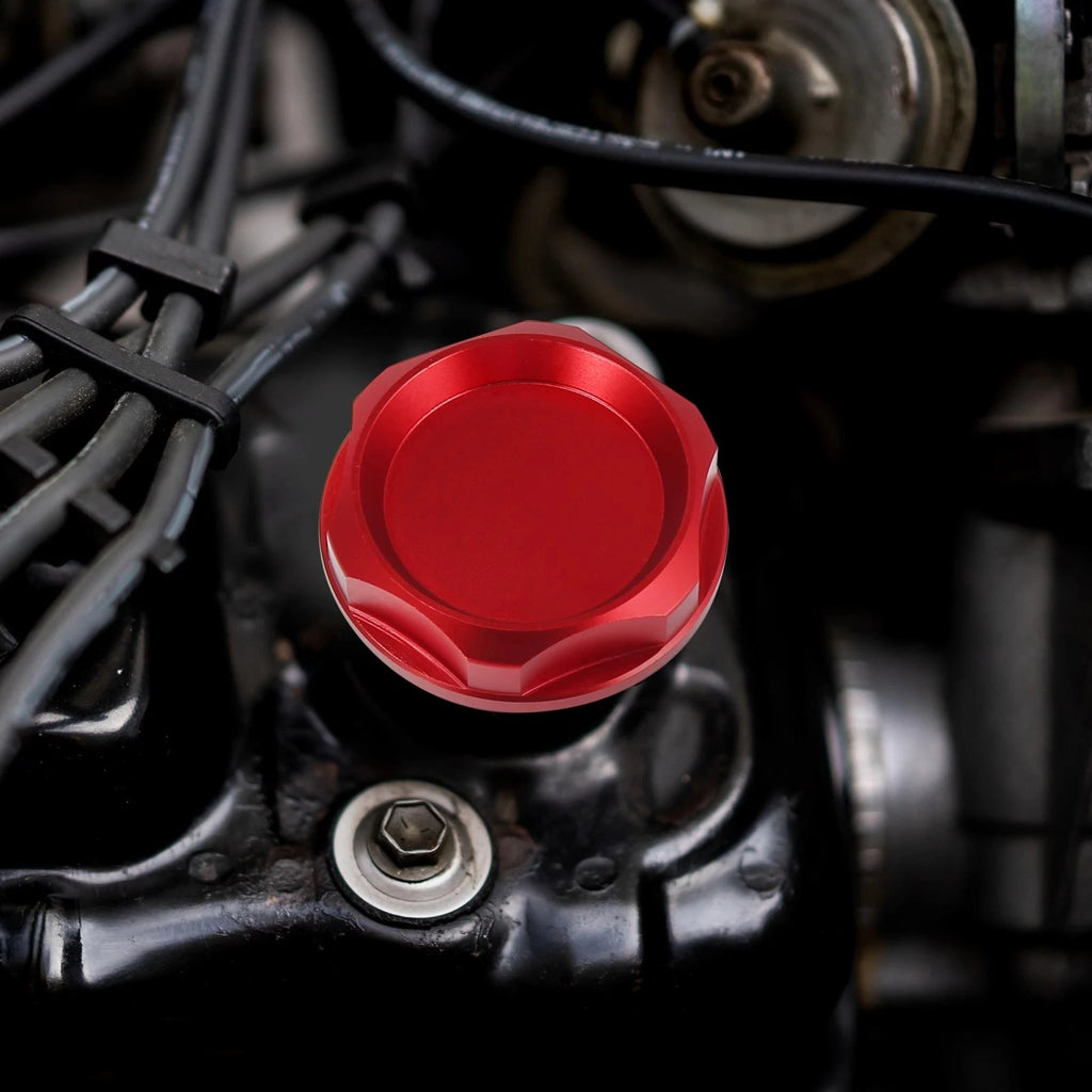 Red Aluminum Alloy Oil Filler Cap for Mitsubishi 