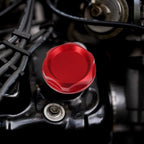 Red Aluminum Alloy Oil Filler Cap for Mitsubishi 