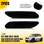 Smoked Front Side Marker Light Cover for MINI Cooper R60 Countryman (2011–2016)