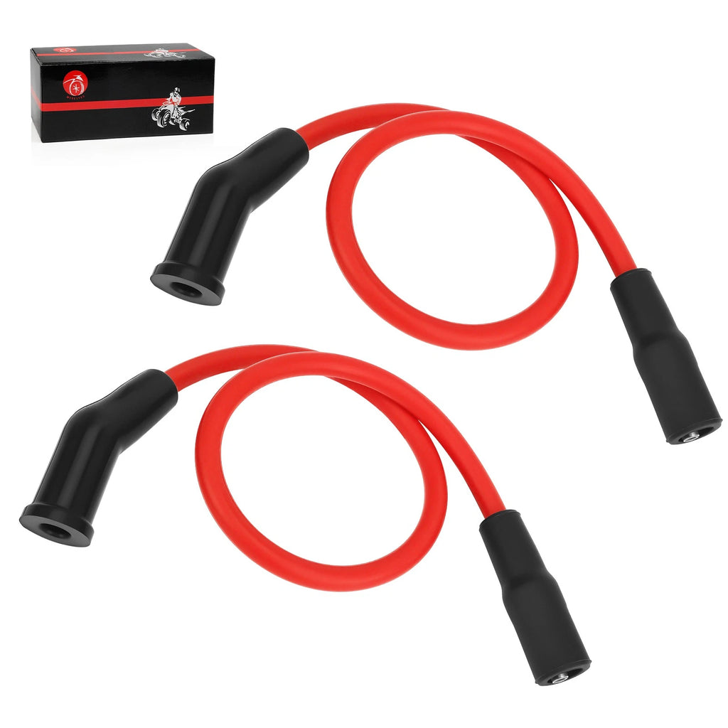2pcs Spark Plug Wire Cap for Road King FLHR FLHRI FLHRSI FLHP FLHPEI FLHPE FLHPI (1994–2008)