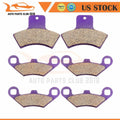 Front & Rear Carbon Fiber Brake Pads for Polaris Scrambler 500 (1998–2004)