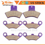 Front & Rear Carbon Fiber Brake Pads for Polaris Scrambler 500 (1998–2004)