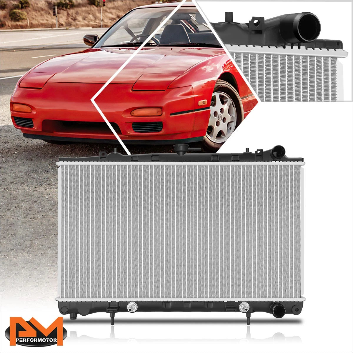 Aluminum Core Radiator for Nissan 240SX (1991–1994) DPI-1276
