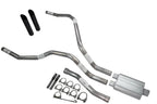 Dual Exhaust Muffler 2.5 Inch for Nissan Titan (2004–2006) Black Tip