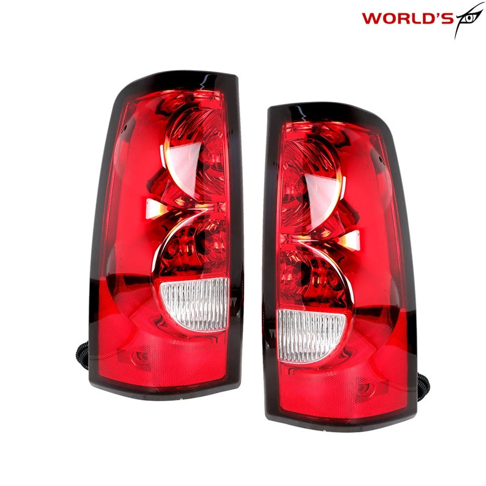 Set of 2 Red Tail Lights for Chevy Silverado 1500 2500 3500 (2003–2006)