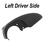 1x Left Driver Side Rear Mirror Base Plate Cover Black Cap for Mazda 3