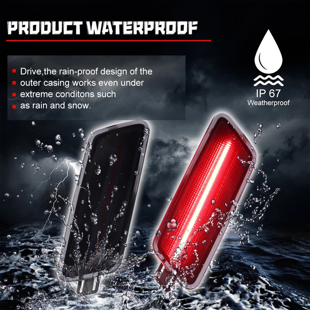 2X Red LED Side Marker Lights for Audi A7 (2012–2018)