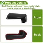 1 Pair ABS Mirror Cover Cap Carbon Grain for Chevy Silverado 1500 (2019) 84469252