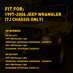 LED Front Fender Side Marker Lights for Jeep Wrangler TJ (1997–2006)