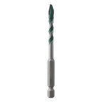 Set of 5 Drill Bits for Glass Wood Metal Tiles (Various Sizes)
