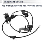 Rear Left ABS Wheel Speed Sensor No. 89546-48070 for Toyota RAV4 (2014–2018)