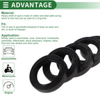 Set of 5 Oil Seals NBR Rubber 45x65x12mm for High Pressure