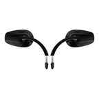 Black Rear View Mirrors for Harley Touring Electra Glide Sportster 883 1200