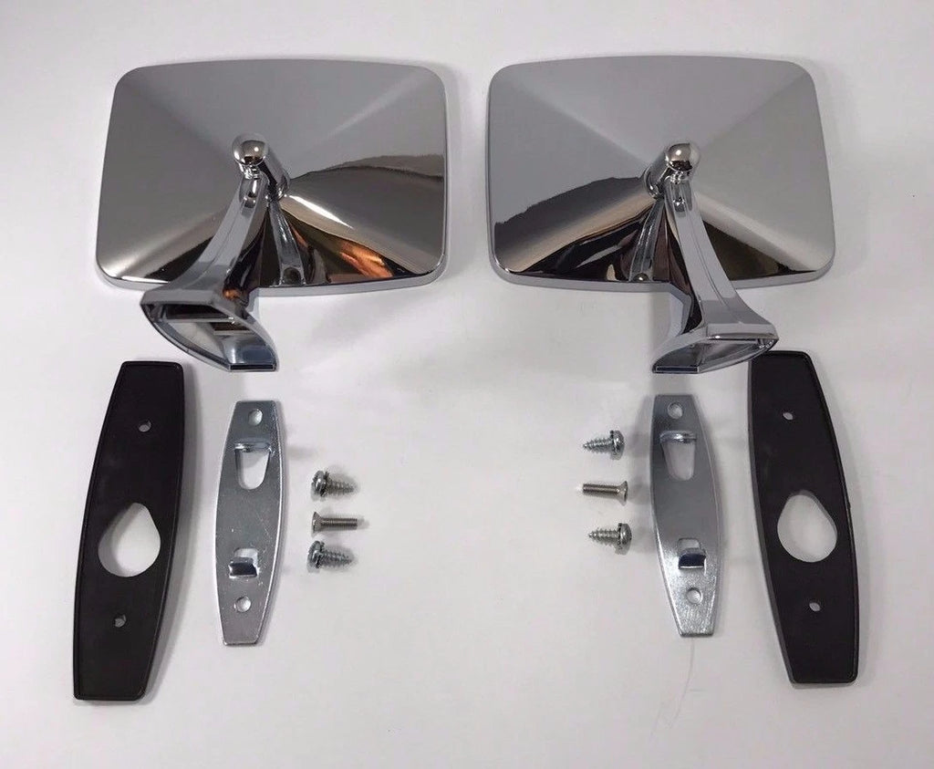 Rear View Mirrors Replacement for 1973–1987 Chevrolet Truck Driver and Passenger Side