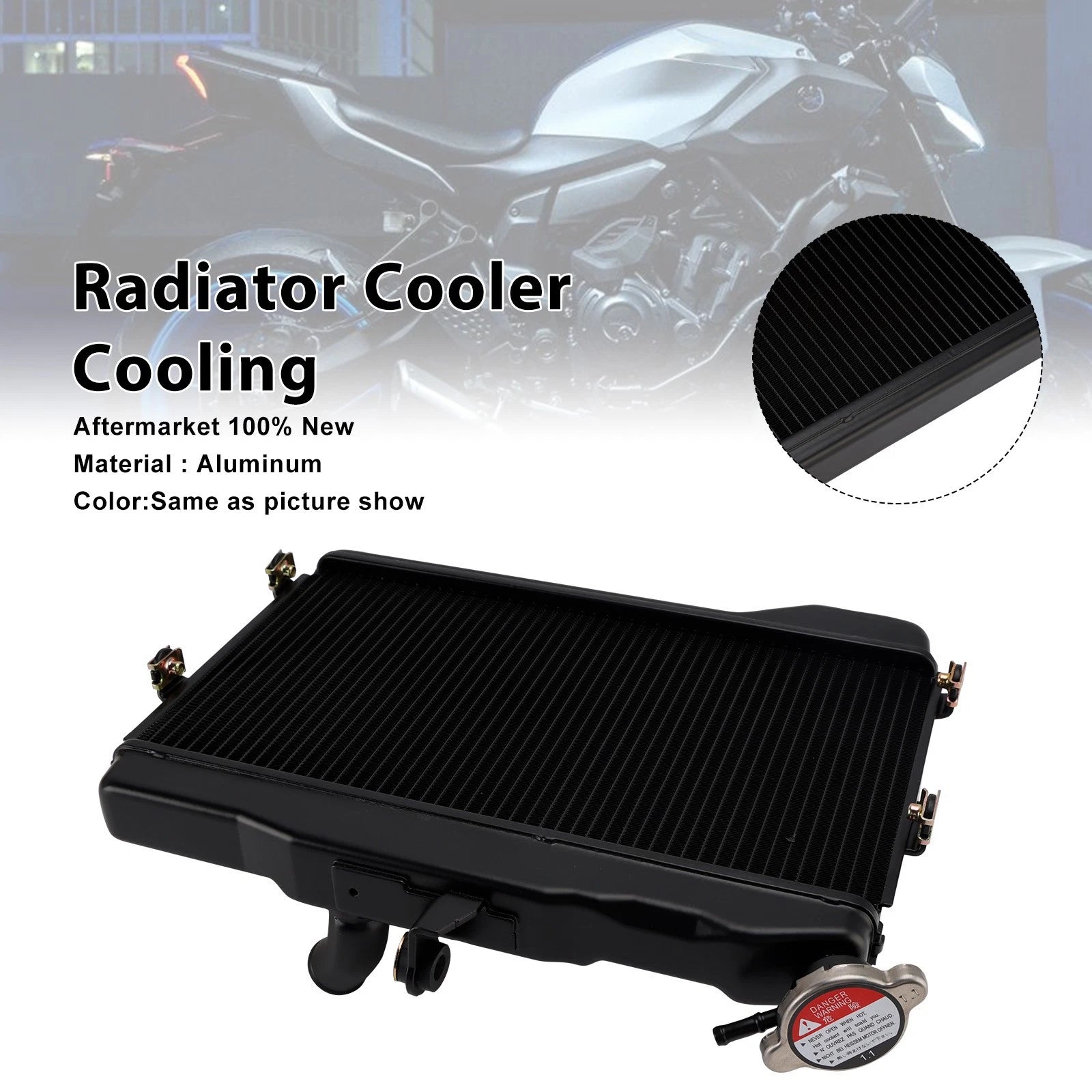 Aluminum Radiator for Yamaha MT-07 (2025–2026)