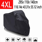 4XL Waterproof Motorcycle Cover UV Dust Rain Wind Protector Universal