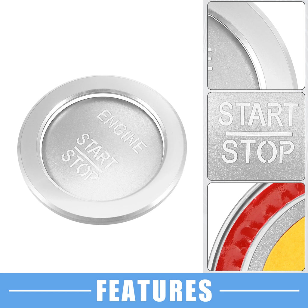 Engine Start Stop Button Cover Sticker for Mercedes-Benz B C GLC GLA (2015–2023)