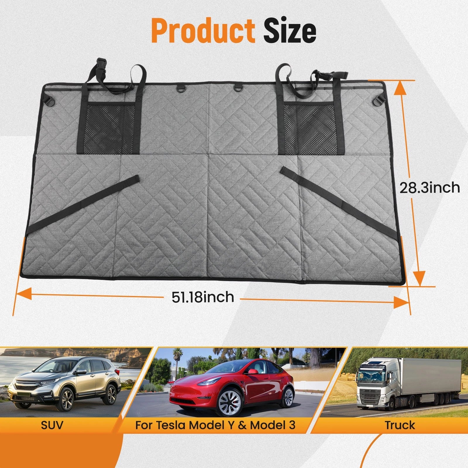 Back Seat Extender for Cars & SUVs (Universal)