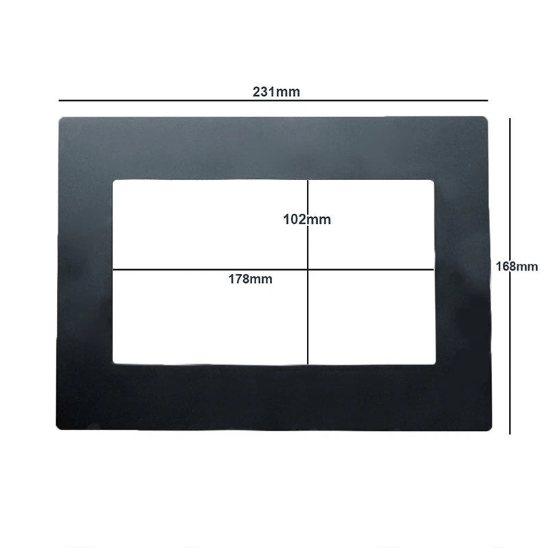 Double Din Fascia Panel for Universal Car Radio (178x102MM)