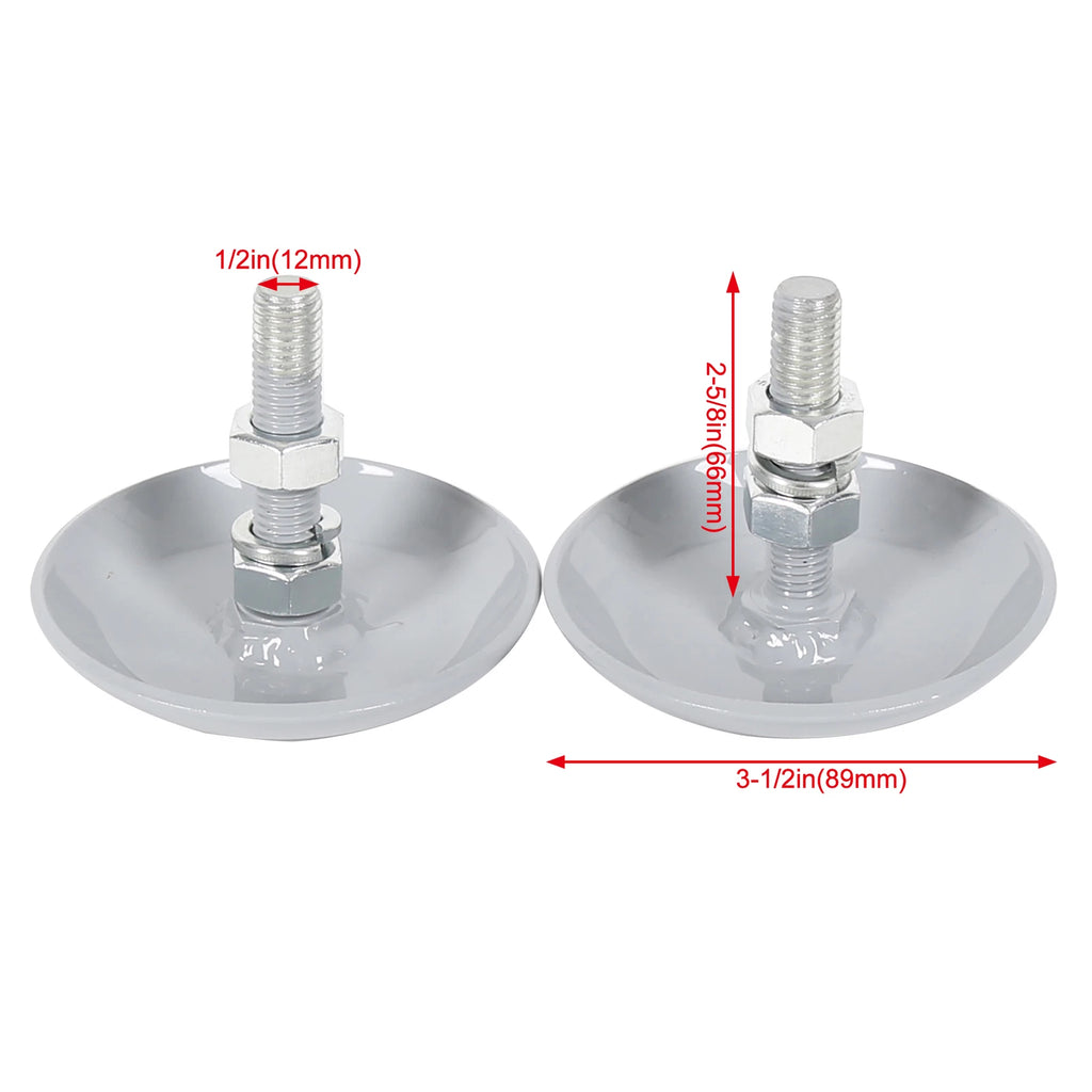 Set of 2 Skid Shoes for Polaris Sportsman ATV Ranger Razor Snow Plow