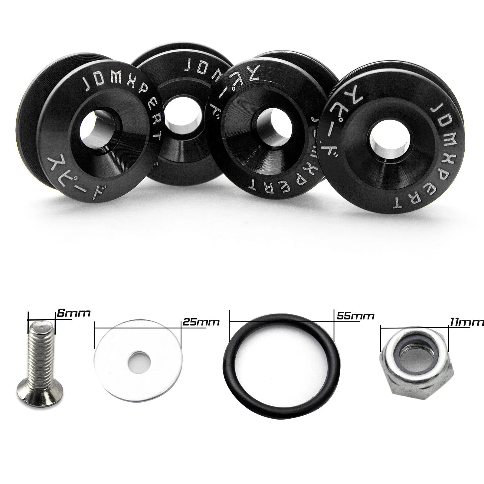 Tow Hook License Plate Kit for Honda Fit Acura (2015-2020)