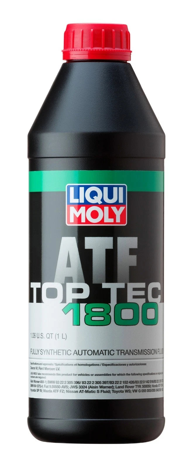 Liqui Moly 11L Top Tec ATF 1800 Auto Trans Fluid Filter Kit for E-350 F-250 F-350 (2010–2023)