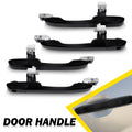 4X Black Exterior Door Handles for Honda CR-V (2002–2006) LH RH