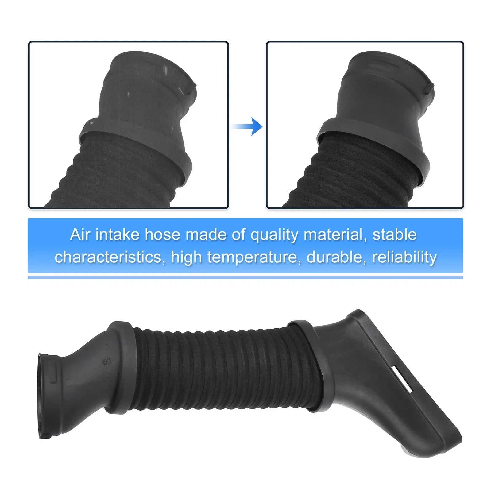 Car Air Intake Hose Tube for Mercedes-Benz CLS550 CLS63 (2012-2014) Black