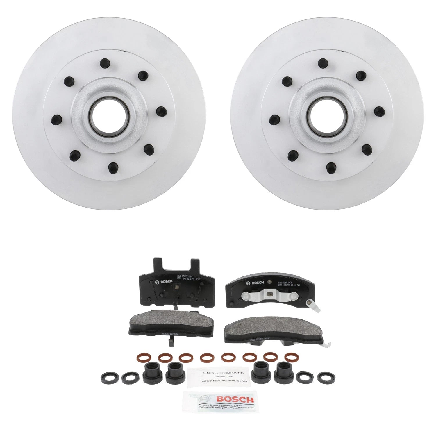 Bosch Quietcast Disc Brake Pad Kit for Ram 2500 RWD (2014–2023)