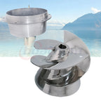 5 7/8" Stainless Outboard Jet Impeller 1678 + Flanged Liner for Yamaha Suzuki (30 hp)