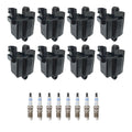 Set of 8 Ignition Coils & Spark Plugs for Chevrolet Tahoe V8